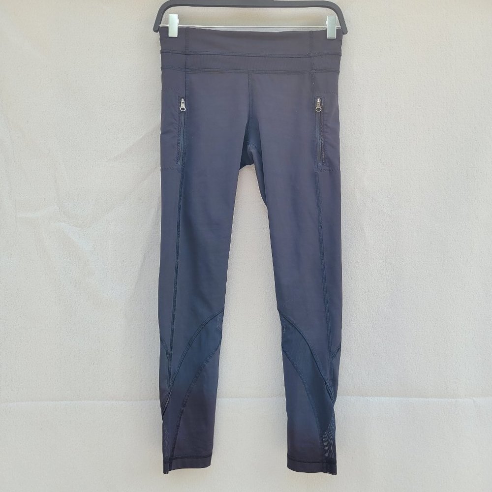 lululemon women black leggings size 6